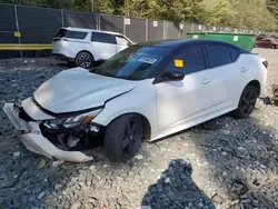 Salvage cars for sale at Waldorf, MD auction: 2022 Nissan Sentra SR