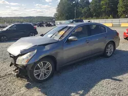 Salvage cars for sale at Concord, NC auction: 2010 Infiniti G37 Base