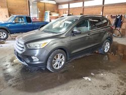 Salvage cars for sale at Ebensburg, PA auction: 2017 Ford Escape SE