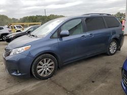 Toyota salvage cars for sale: 2013 Toyota Sienna XLE