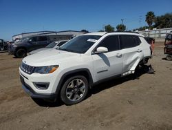 Jeep salvage cars for sale: 2020 Jeep Compass Limited