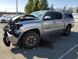 Salvage cars for sale at Rancho Cucamonga, CA auction: 2021 Toyota Tacoma Double Cab