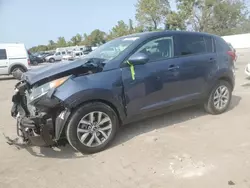 Salvage cars for sale at Bridgeton, MO auction: 2016 KIA Sportage LX