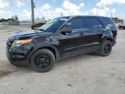 Salvage cars for sale at Homestead, FL auction: 2015 Ford Explorer Police Interceptor