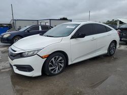 Honda salvage cars for sale: 2017 Honda Civic EX