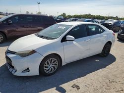 Salvage cars for sale at Indianapolis, IN auction: 2018 Toyota Corolla L