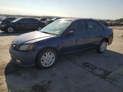 Salvage cars for sale at Grand Prairie, TX auction: 2004 Honda Civic LX