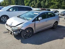 Honda salvage cars for sale: 2015 Honda Civic EX