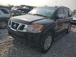 Salvage cars for sale at Cahokia Heights, IL auction: 2015 Nissan Armada SV