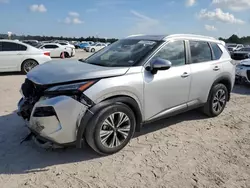 Salvage cars for sale from Copart Houston, TX: 2022 Nissan Rogue SV