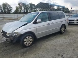 Salvage cars for sale at Spartanburg, SC auction: 2002 Honda Odyssey EX