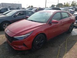 Salvage cars for sale at Chicago Heights, IL auction: 2022 Hyundai Elantra SEL