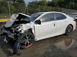 Salvage cars for sale at Waldorf, MD auction: 2021 Toyota Camry SE