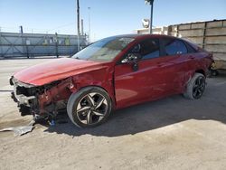 Salvage cars for sale at Anthony, TX auction: 2023 Hyundai Elantra SEL