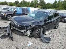 Salvage cars for sale at Memphis, TN auction: 2021 Jeep Cherokee Latitude LUX