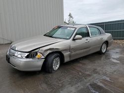 Salvage cars for sale at Duryea, PA auction: 1999 Lincoln Town Car Signature