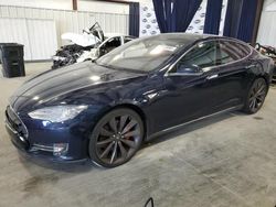 Flood-damaged cars for sale at auction: 2015 Tesla Model S 85D