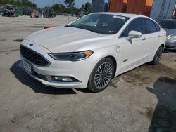 2018 Ford Fusion TITANIUM/PLATINUM Phev en venta en Bridgeton, MO