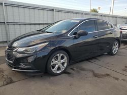 Chevrolet salvage cars for sale: 2017 Chevrolet Cruze Premier