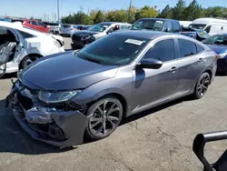 Salvage cars for sale at Denver, CO auction: 2021 Honda Civic Sport