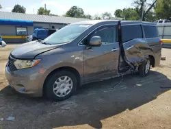 Salvage cars for sale at Wichita, KS auction: 2014 Nissan Quest S