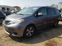 Toyota Sienna le salvage cars for sale: 2013 Toyota Sienna LE