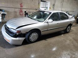 Salvage cars for sale at Blaine, MN auction: 1996 Honda Accord LX