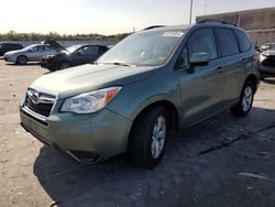 Salvage cars for sale at Fredericksburg, VA auction: 2015 Subaru Forester 2.5I Premium