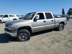 Salvage cars for sale at Vallejo, CA auction: 2002 Chevrolet Silverado K1500 Heavy Duty