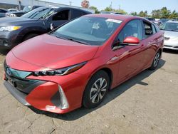 Toyota Prius salvage cars for sale: 2017 Toyota Prius Prime