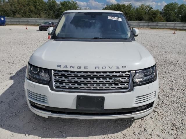 2016 Land Rover Range Rover HSE