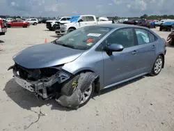 Salvage cars for sale at Houston, TX auction: 2022 Toyota Corolla LE