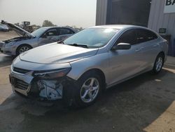 Chevrolet salvage cars for sale: 2017 Chevrolet Malibu LS