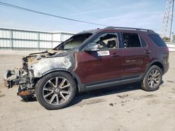 Salvage cars for sale at Dyer, IN auction: 2015 Ford Explorer XLT