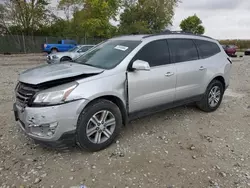 Salvage cars for sale at Cicero, IN auction: 2017 Chevrolet Traverse LT