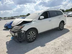 Nissan salvage cars for sale: 2016 Nissan Pathfinder S