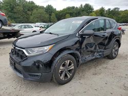 Salvage cars for sale at Mendon, MA auction: 2017 Honda CR-V LX