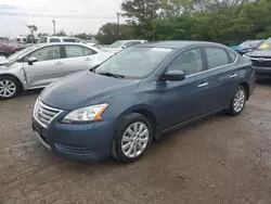 Salvage cars for sale at Lexington, KY auction: 2013 Nissan Sentra S