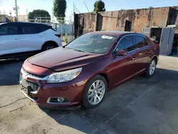 Chevrolet salvage cars for sale: 2016 Chevrolet Malibu Limited LTZ