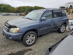 Salvage cars for sale at Windsor, NJ auction: 2006 Toyota Highlander Hybrid