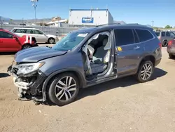 Salvage cars for sale at Colorado Springs, CO auction: 2016 Honda Pilot Elite