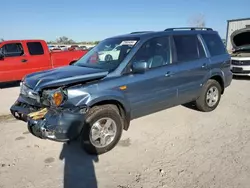 2007 Honda Pilot EXL en venta en Kansas City, KS