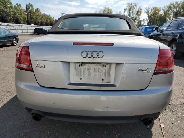 2008 Audi A4 2.0T Cabriolet Quattro