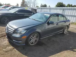 Mercedes-Benz salvage cars for sale: 2013 Mercedes-Benz C 300 4matic