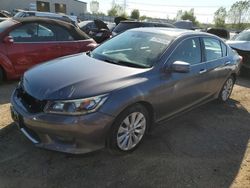 Salvage cars for sale from Copart Elgin, IL: 2015 Honda Accord EXL