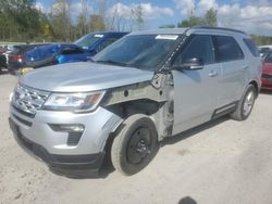 Ford Explorer xlt salvage cars for sale: 2018 Ford Explorer XLT