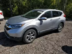 Salvage cars for sale at Cookstown, ON auction: 2018 Honda CR-V EX