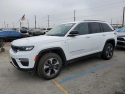 Salvage cars for sale at Los Angeles, CA auction: 2024 Jeep Grand Cherokee Limited 4XE