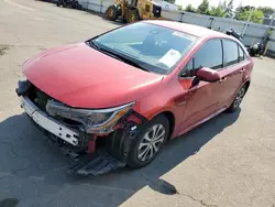 Salvage cars for sale at Woodburn, OR auction: 2021 Toyota Corolla LE