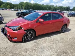 Toyota salvage cars for sale: 2017 Toyota Corolla L